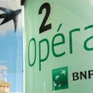 BNP Paribas Opéra - Signalétique en verre sérigraphié