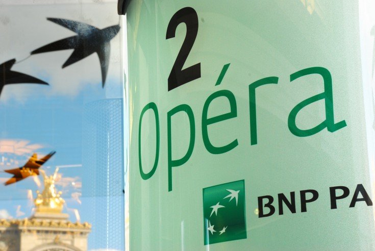 BNP Paribas Opéra - Signalétique en verre sérigraphié